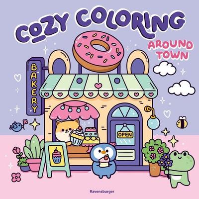 Cozy Coloring - Around Town, Taschenbuch von , Ravensburger Verlag GmbH, 978-3-473-48834-6