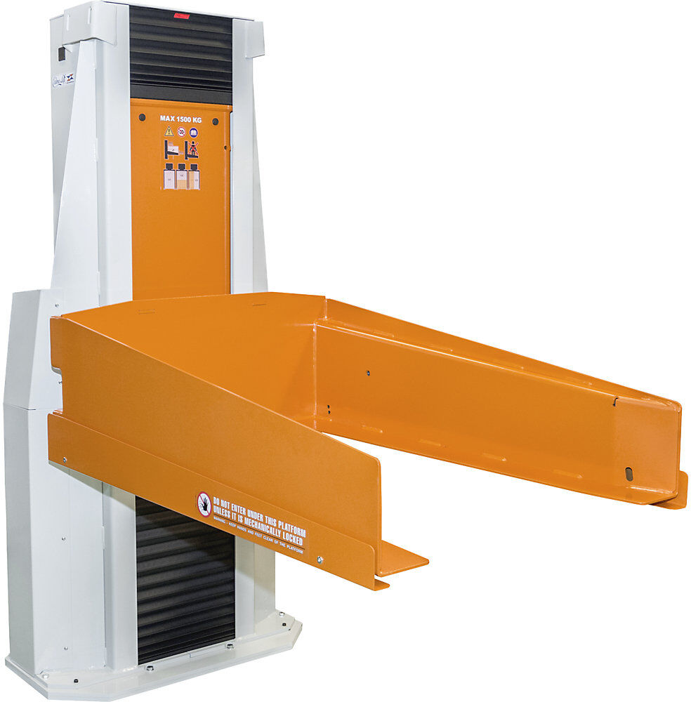 Niveaulift, ohne Neigung, Hubbereich 50 - 930 mm, Tragfähigkeit 1500 kg Edmolift