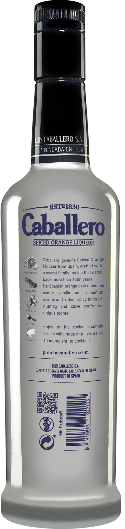 Luis Caballero Ponche Caballero - 0,7L. 25% Vol. aus Spanien