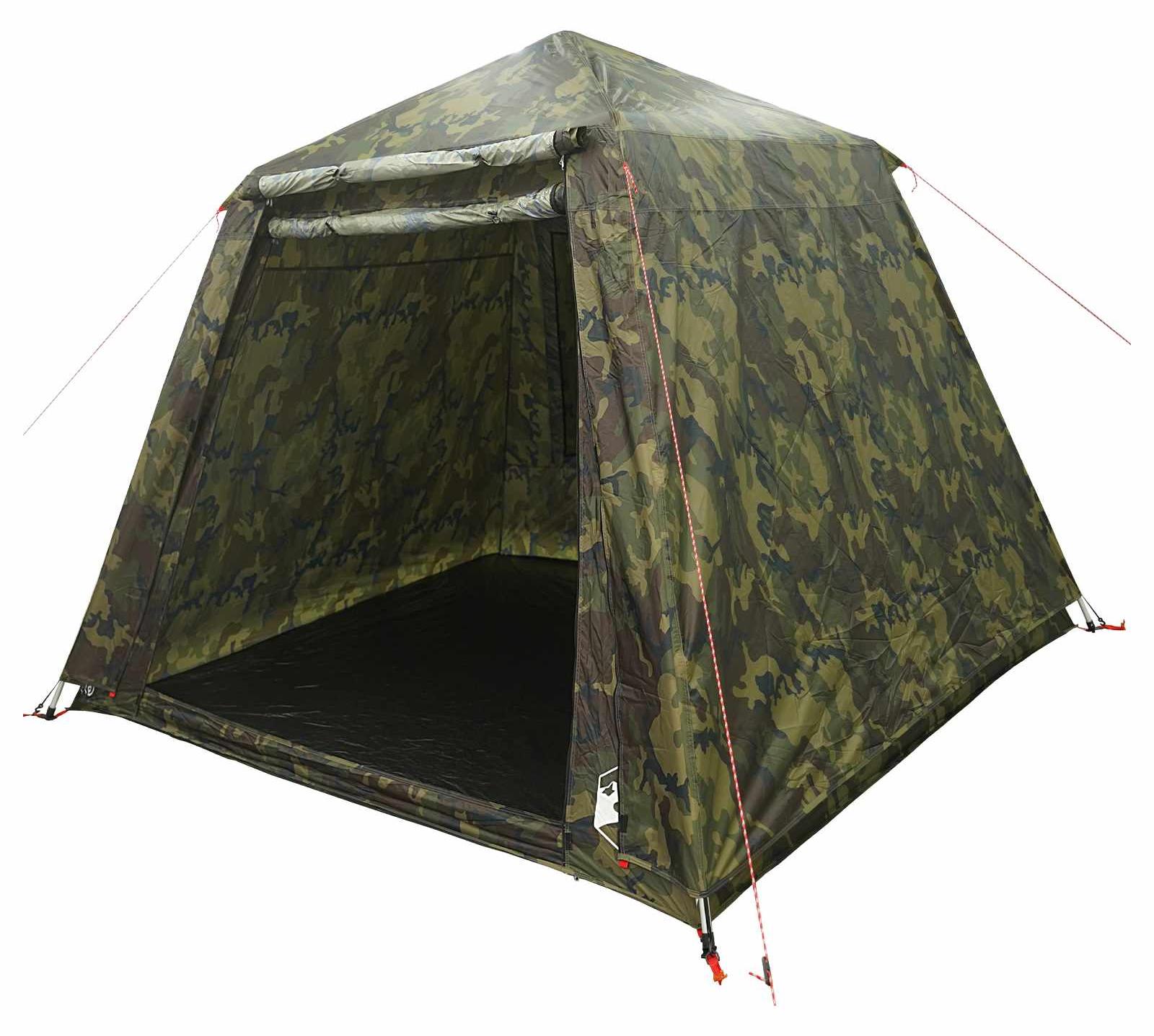 Angelzelt mit Schnellverschluss 4-Personen Helles Camouflage