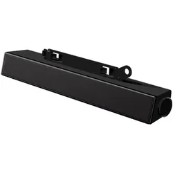 Dell External Soundbar AX510 (10 W, 2.0 Kanal), Soundbar, Schwarz
