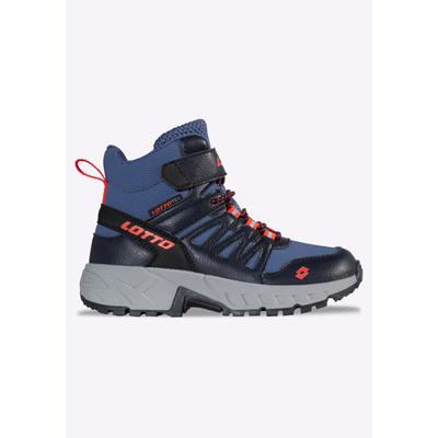 Outdoorschuh LOTTO, Kinder, Gr. 27, blau (navy, midblau), Synthetik, Textil, Schuhe Outdoorschuh, wasserdicht
