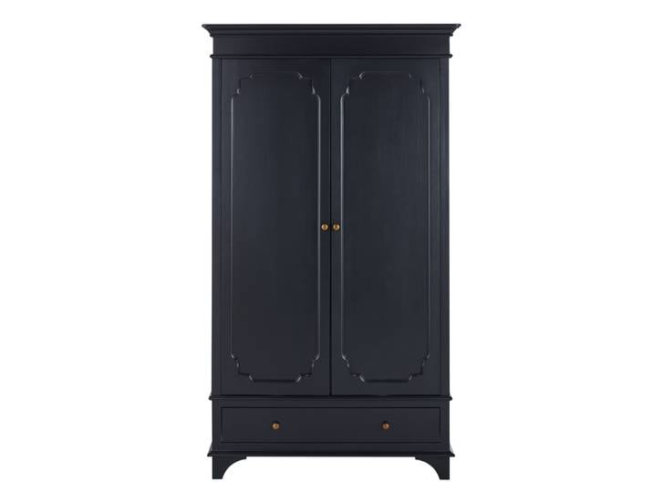 Armoire noir charbon, L104 cm