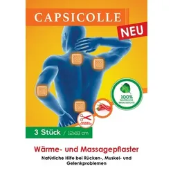 CAPSICOLLE Wärmepflaster 12x18 cm 3 St Pflaster