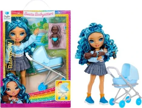 Rainbow High Junior Fashion Puppe Babysitter - Skyler