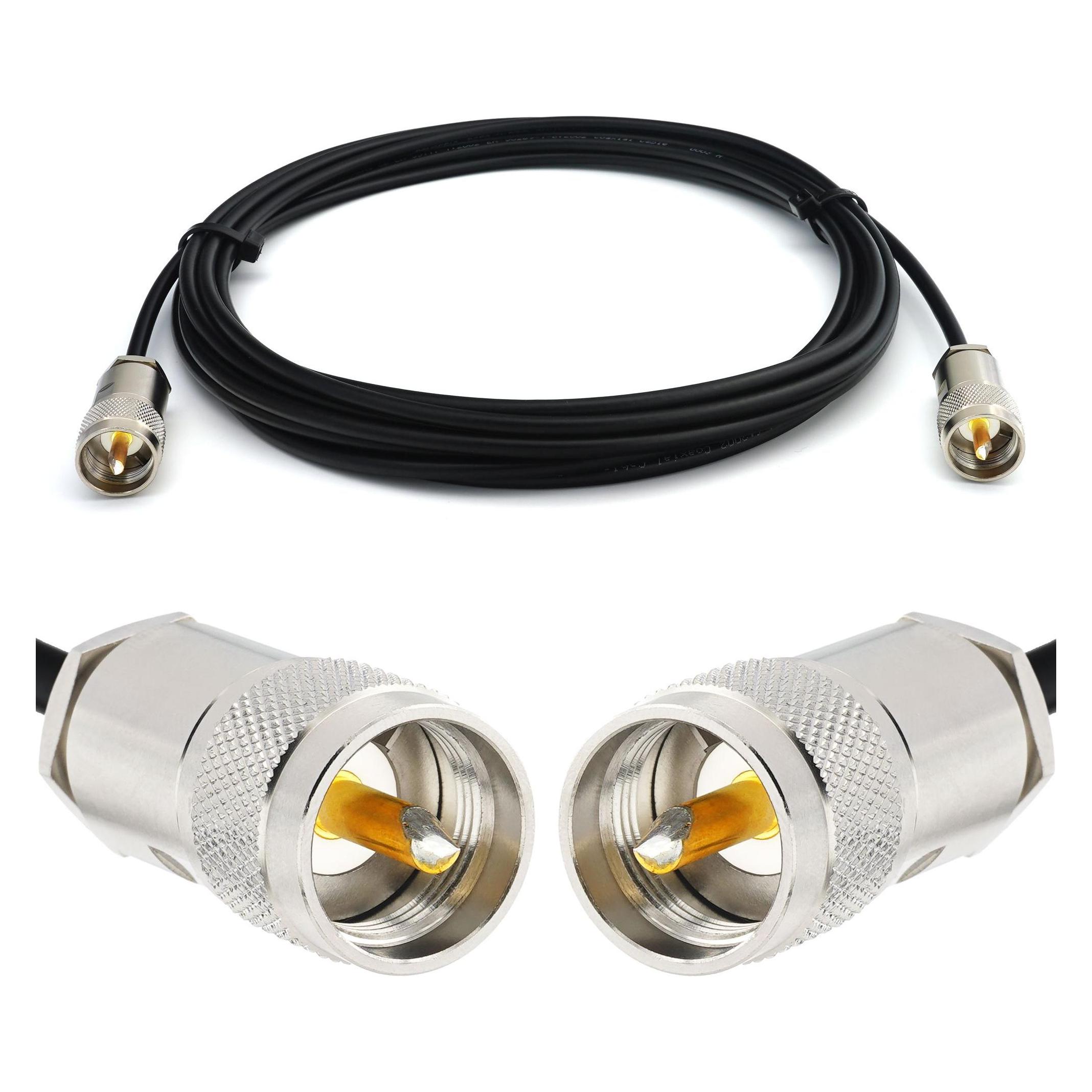Rangeful PL259 to PL259 10m UHF RG58/U Coaxial Cable RG58-PL-PL-10 (RG58-PL-PL-10)