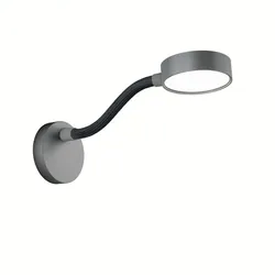 Baulmann LED Wandleuchte 64.110, 6W, taupe / Stoffgewebe schwarz BAU-64.110.38