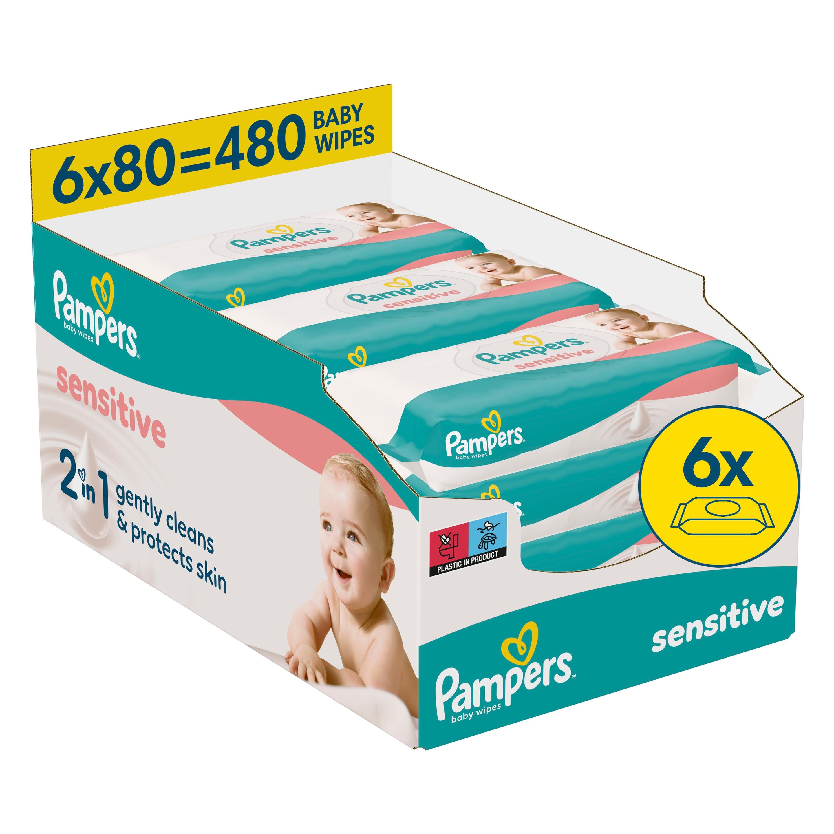 Pampers Sensitive (6 x 80 Stk.) (47405316)