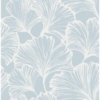 A-Street Prints Kyoto Sky Ginkgo Leaf Wallpaper