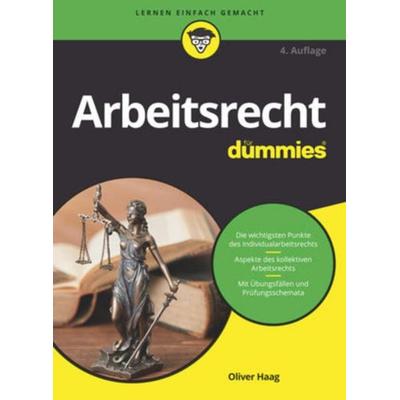 Arbeitsrecht für Dummies, Taschenbuch von Oliver Haag, Wiley-VCH