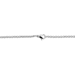 Kette ohne Anhänger ADELIA ́S "Halskette – Erbskette aus Edelstahl 70 cm", silber, Halsketten, Damen, 70cm, Edelstahl, Schöne Geschenkidee zum Weihnachten