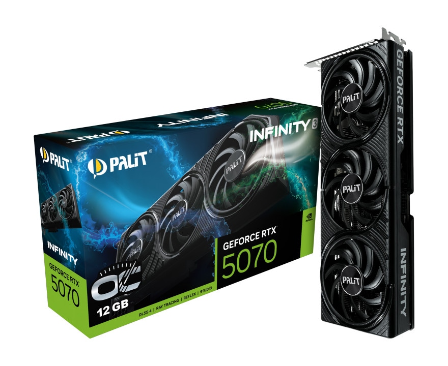 PALIT GeForce RTX 5070 Infinity 3 OC Grafikkarte 12 GB