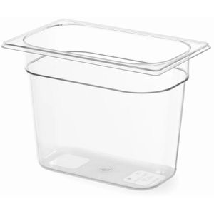Hendi GN-Behälter Profi Line, 861622, GN 1/4, 2,8 Liter, Kunststoff, transparent, Tiefe 100mm