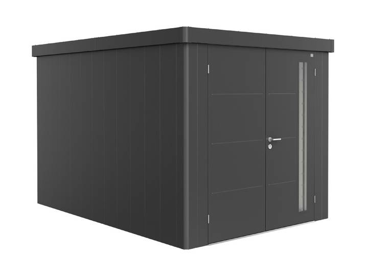 Biohort Gerätehaus Neo 4B Dunkelgrau Doppeltüre
