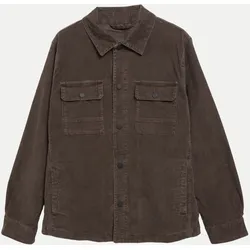 Cord-Overshirt Braun XXL