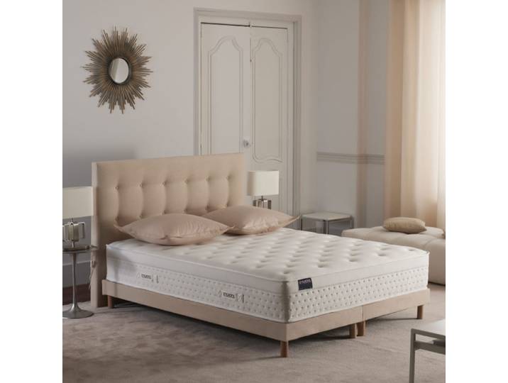 Matelas hybride sommier lattes flexibles 2x90x200