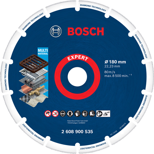 Bosch EXPERT Diamond Metal Wheel Trennscheibe, 180 x 22,23 mm 2608900535