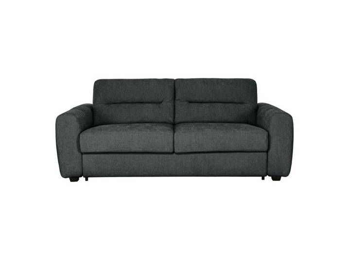 Canapé 3 places convertible MARS tissu horizon anthracite