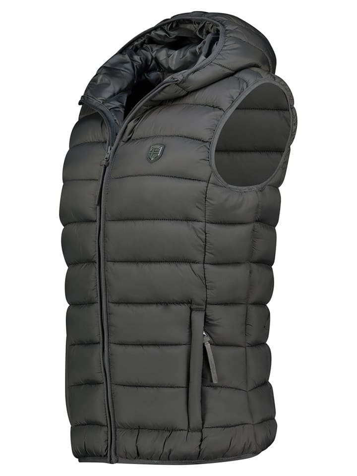 Geographical Norway Steppweste "Vatikotal" in Dunkelgrau - XL