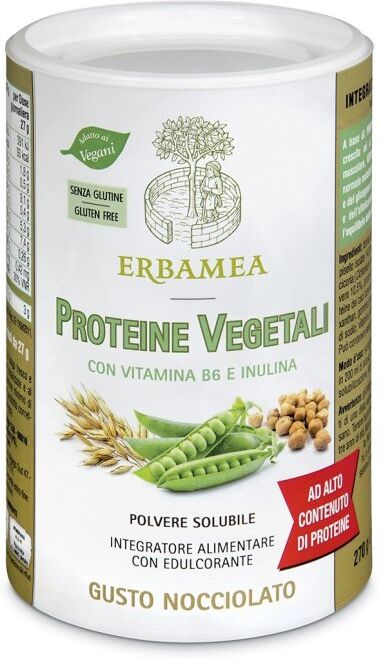 ERBAMEA Srl Proteine Vegetali 270g - Integratore Alimentare di Proteine Vegetali