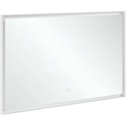 Villeroy & Boch Subway 3.0 Spiegel, 1200x750 mm, White Matt, mit LED-Beleuchtung, dimmbar, Smarthome-fähig
