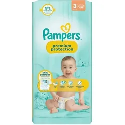 2x Pampers Premium Protection (Gr. 3, 48 Stk.)