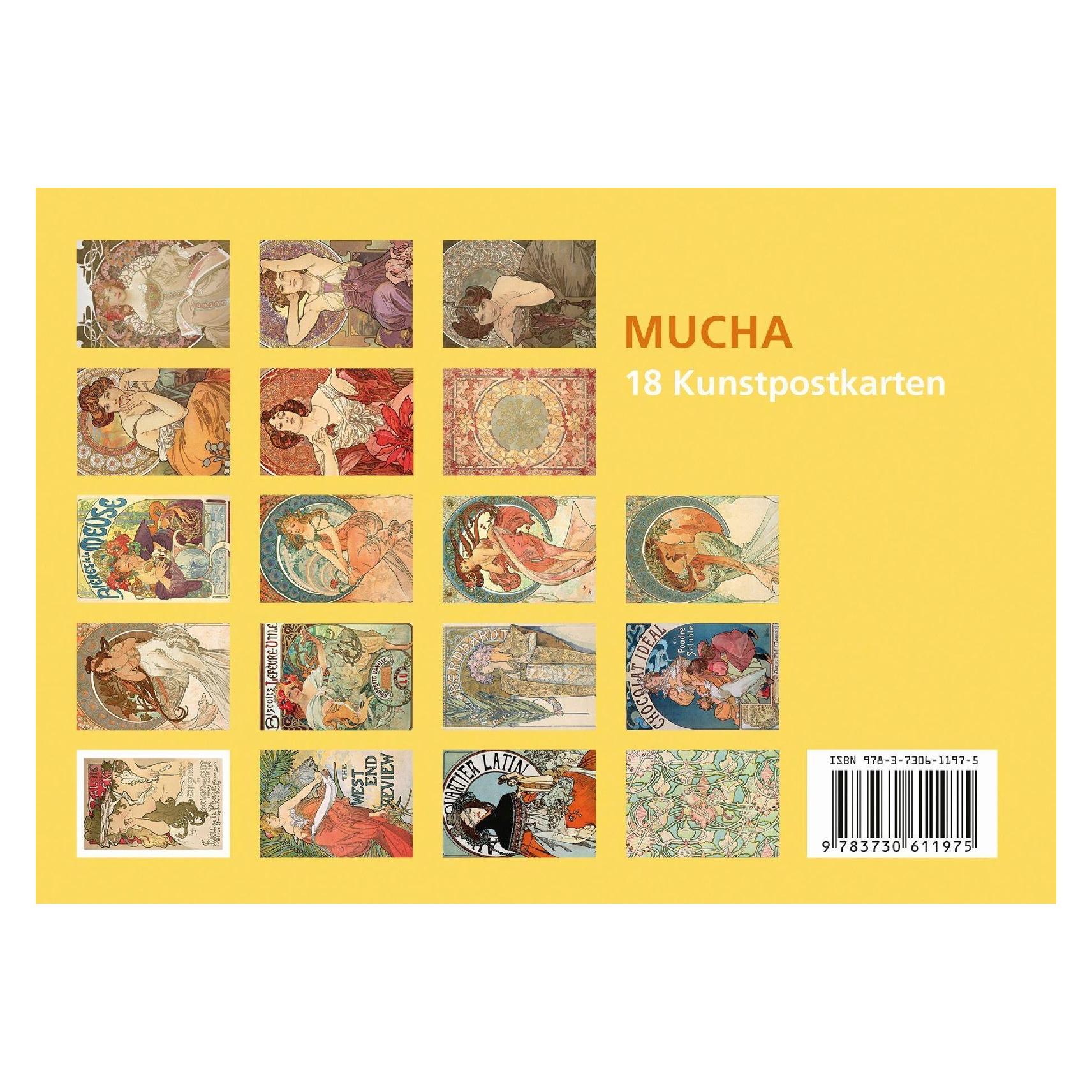 Anaconda Postkarten-Set Alfons Mucha (18 Stk.) (22494157)