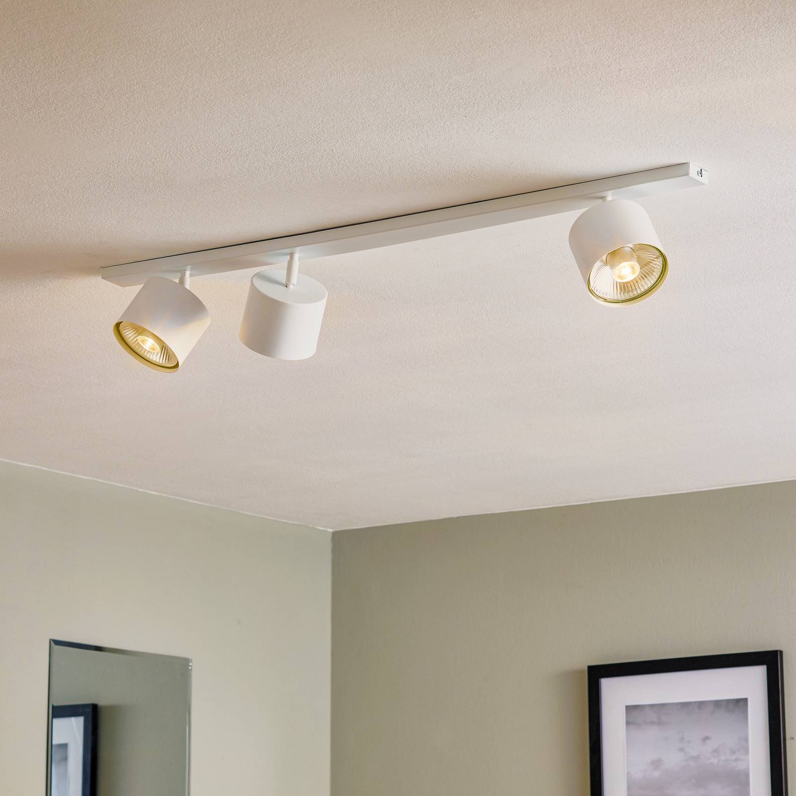 Deckenlampe Bot ALDEX, dimmbar, weiß / opal, für Wohn- / Esszimmer, Metall, Deckenlampe
