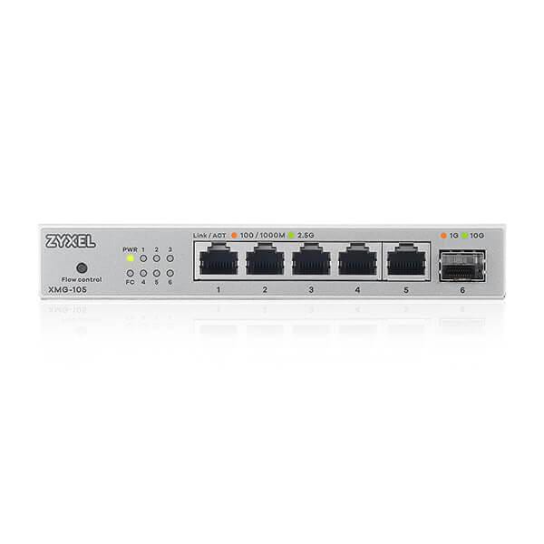 Zyxel XMG-105 5 Ports 10/2,5G MultiGig Switch unmanaged XMG-105-ZZ0101F