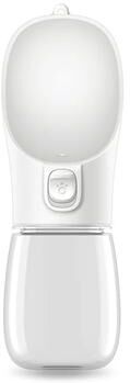 Uplift Essentials Portable Leak Proof Outdoor Travel Dog Water Bottle white 18.5 Oz