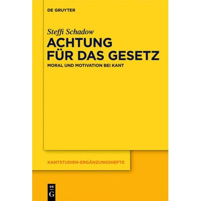 Achtung für das Gesetz, Gebundene Ausgabe von Steffi Schadow, De Gruyter, 978-3-11-029932-8