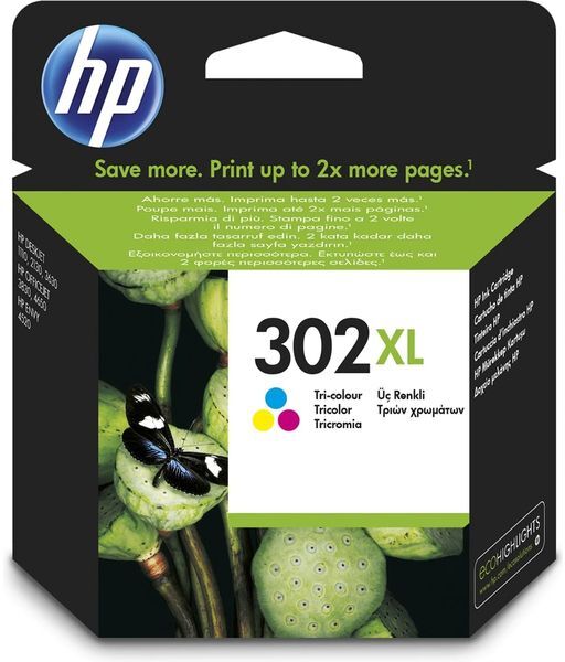 HP 302XL (F6U67AE) - 3-farbig - Druckerpatrone - Hohe Kapazität