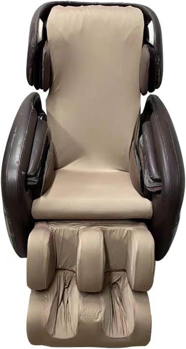 Khaki Massage Chair Cover - Elastische Stoelhoes voor Volledige Bescherming