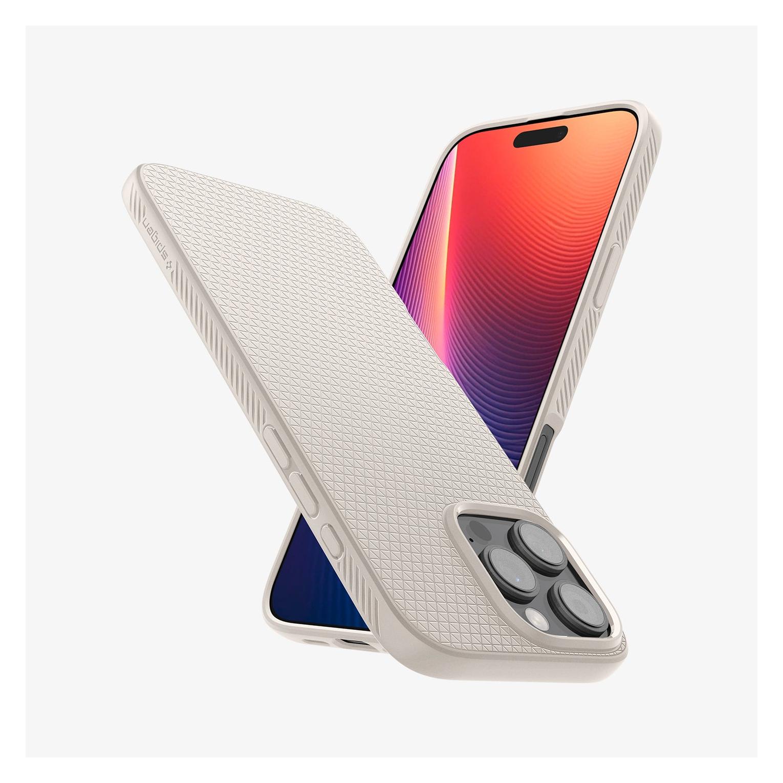 Spigen Liquid Air iPhone 16 Pro natural titanium/tytanowy ACS08120 (Apple iPhone 16 Pro) (1489652001)