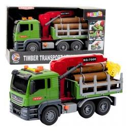 Lean Toys LKW-Transport mit Holztransport (72691257)