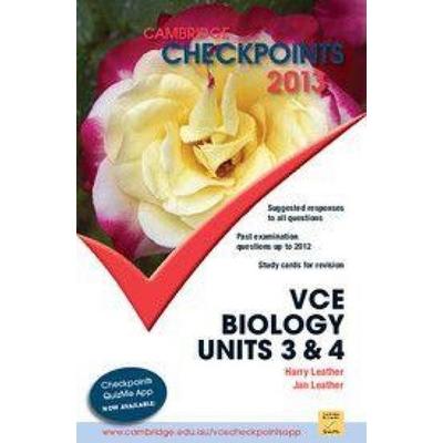 Cambridge Checkpoints Vce Biology Units 3 and 4 2013, Taschenbuch von Harry Leather,Jan Leather, Cambridge University Press, 978-1-107-61088-0