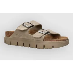 Birkenstock Papillio Arizona Chunky Suede Leathe Sandalen taupe tonal Gr. 38
