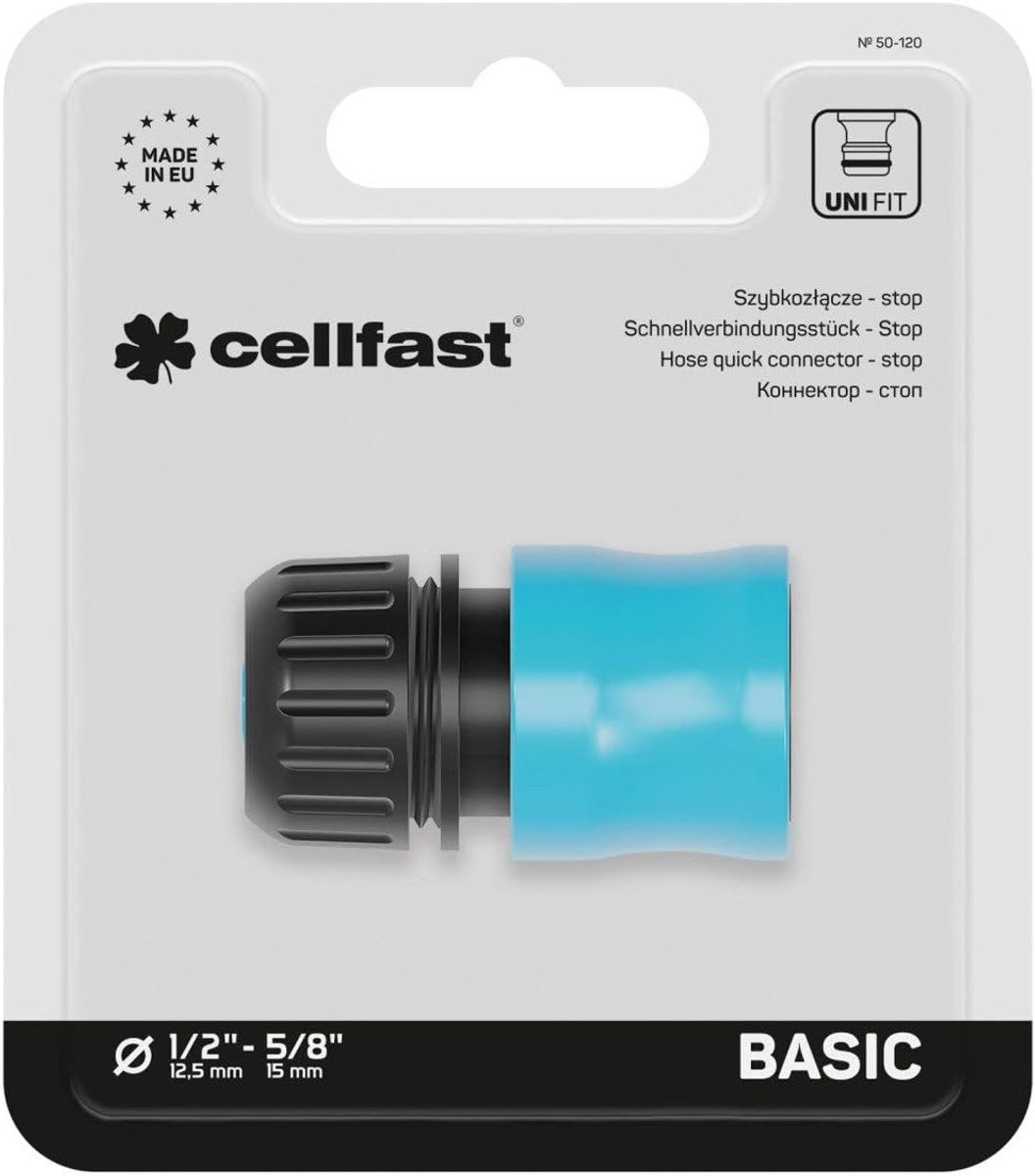 Universele Slangkoppeling 3/4 inch - Stop Connectoren voor Tuinslang
