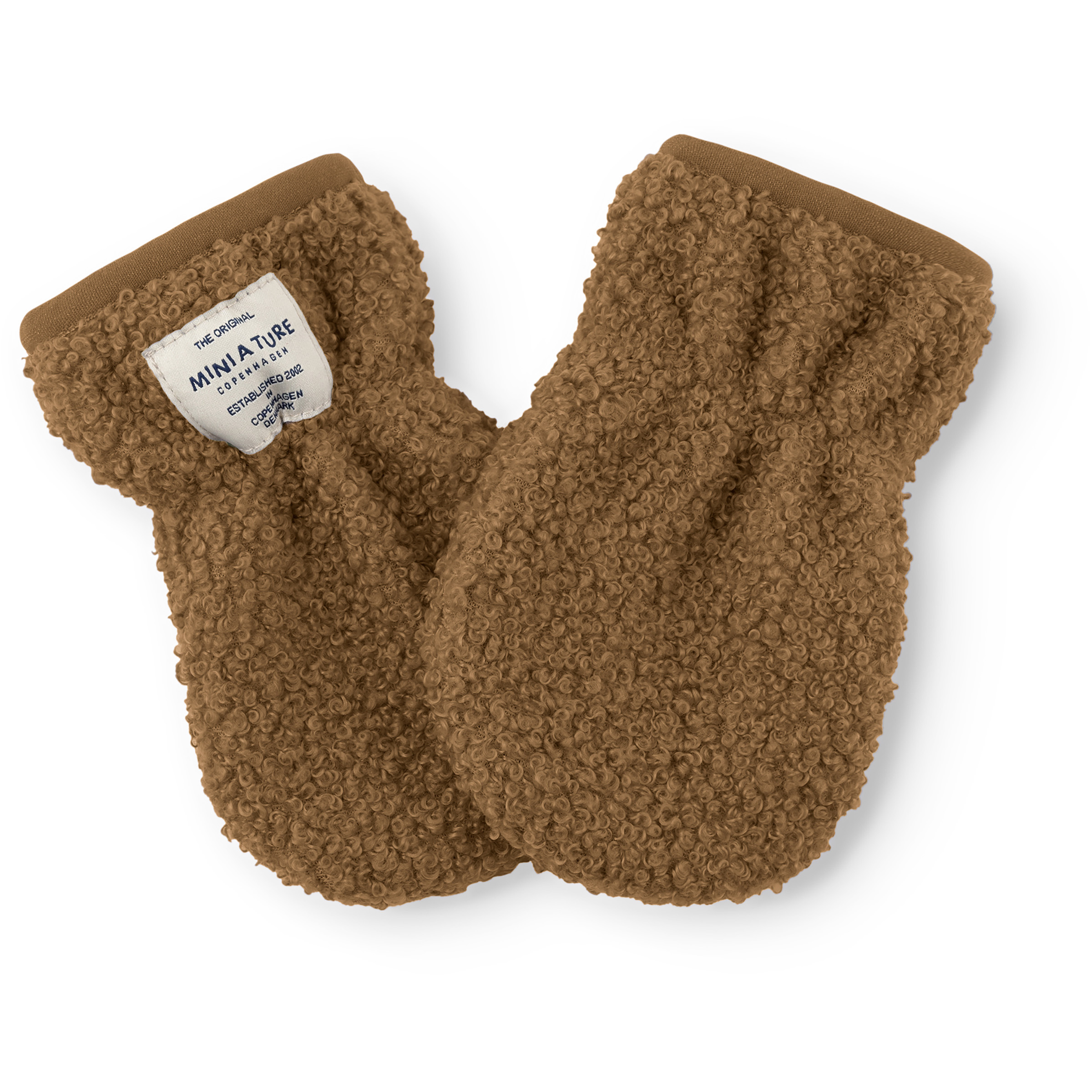 Mini A Ture Matwolmer Teddyfleece Kinder Fäustlinge braun Größe S Lifestyle Isolierend