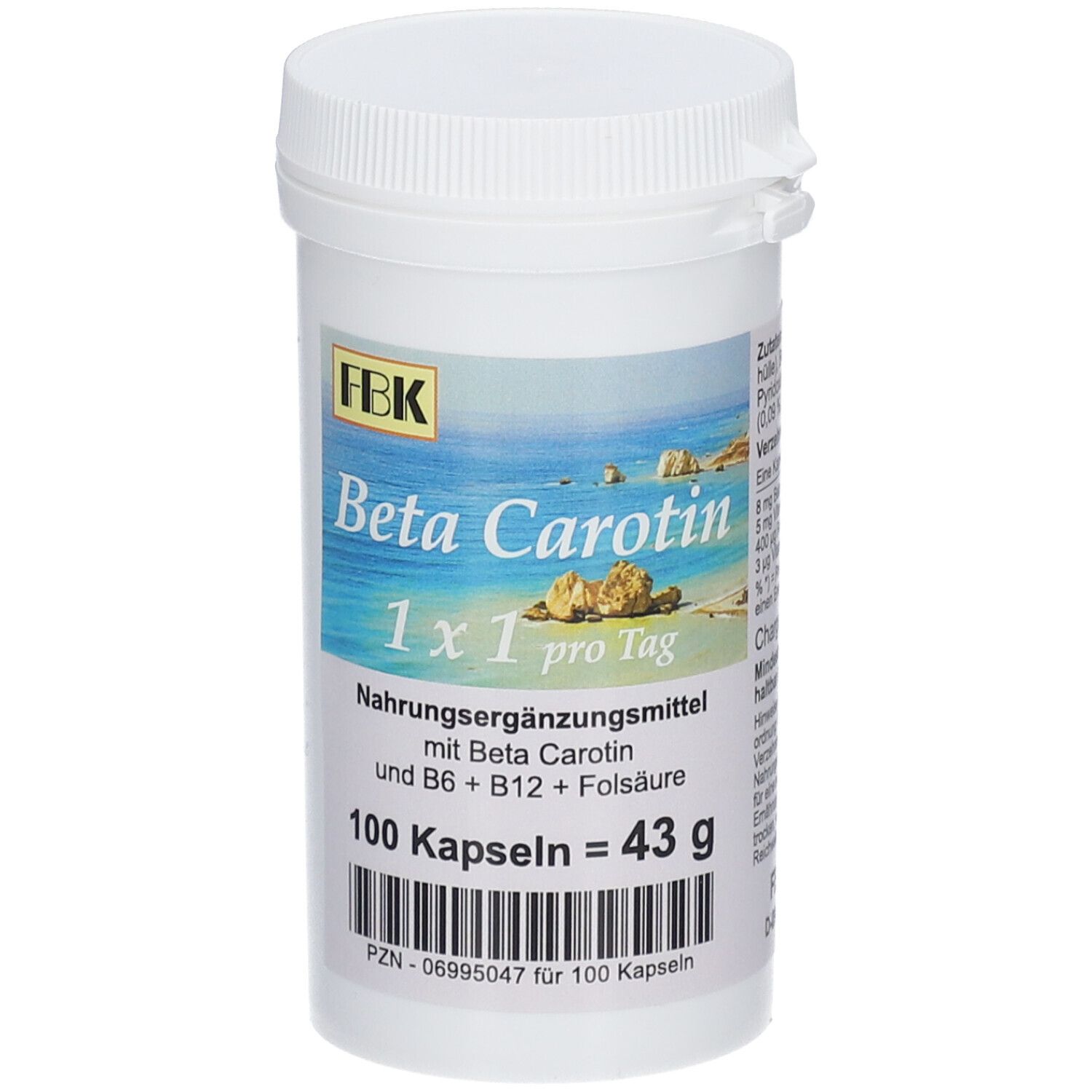 Beta Carotin 1x1 pro Tag Kapseln 100 St