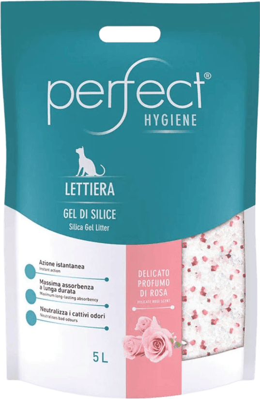 Kit Risparmio 6x5L Perfect Lettiera Gatto Silicio ROSA