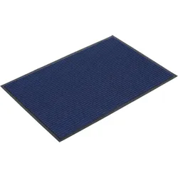 Widerstandsfähige Eingangsmatte mit PVC, 60 x 90 cm, blau