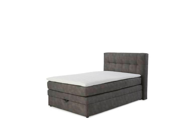 Boxspringbett AMY 120 x 200 cm dunkelgrau