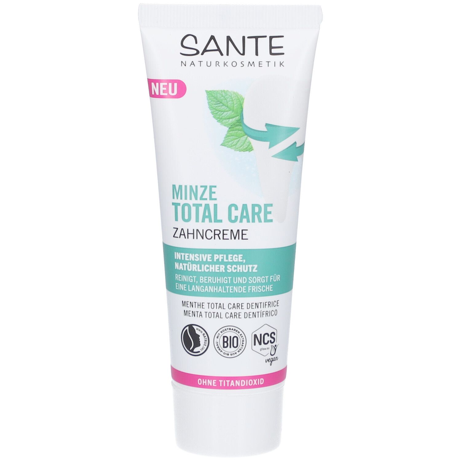 Sante Minze Total Care Zahncreme 75 ml Zahngel