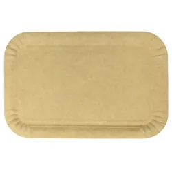 MONOUSO - Pappschale rechteckig Kraft 12x19cm (100 Stück)