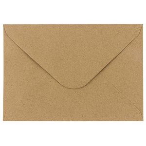Ideen-mit-Herz Briefumschläge braun, C6, ohne Fenster, nassklebend, 110g/m², 100 Stück