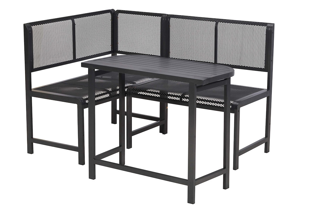 MERXXHANDELS Elos Eckbank Set Klappentisch 90 x 50 cm 16980355