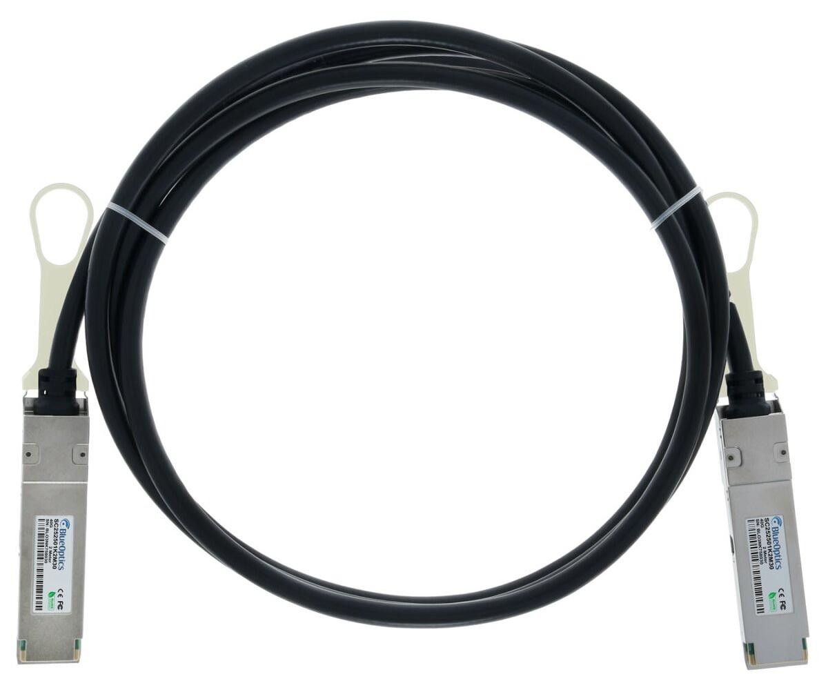 BlueOptics QSFP naar QSFP kabel, 5 meter, Mannelijk/Mannelijk