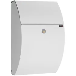 ALLUX 7000 Design Briefkasten - weiss  mit Ruko Schloss