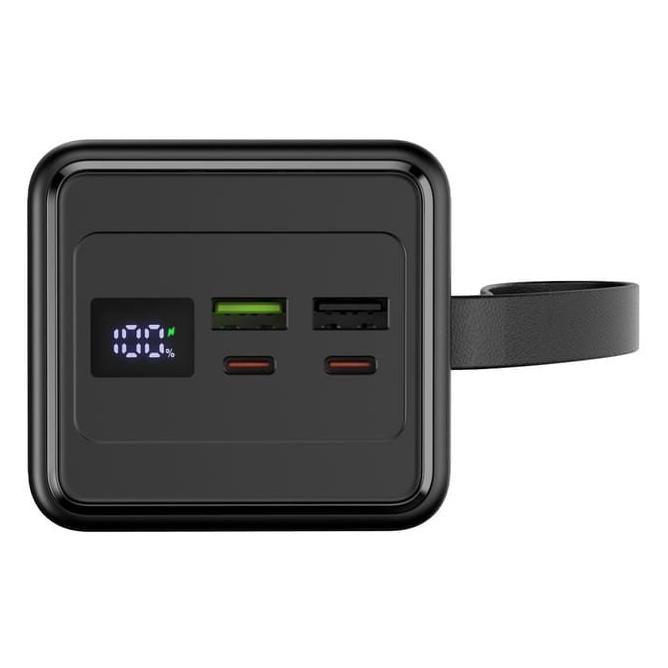 Platinet Powerbank LED-Anzeige Schwarz (50000 mAh, 22 W, 185 Wh) (TFPW0033)